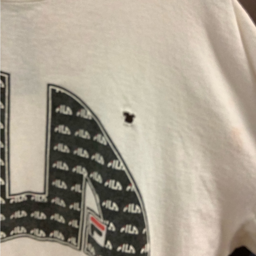 Vintage FILA Graphic white T-shirt - Picture 4 of 4